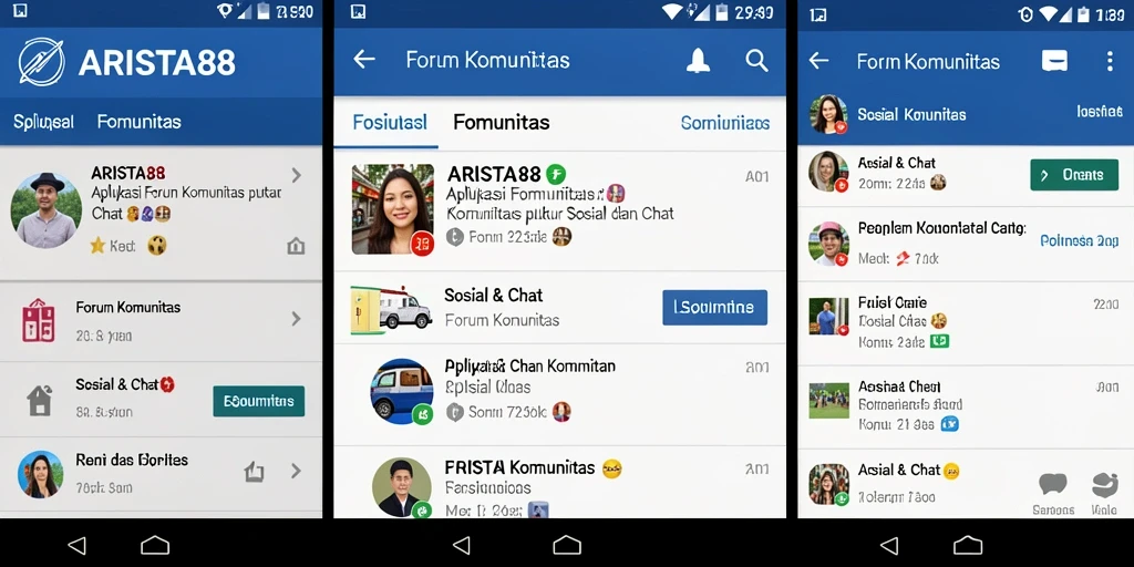Tampilan antarmuka ARISTA88 yang user-friendly untuk forum komunitas.
