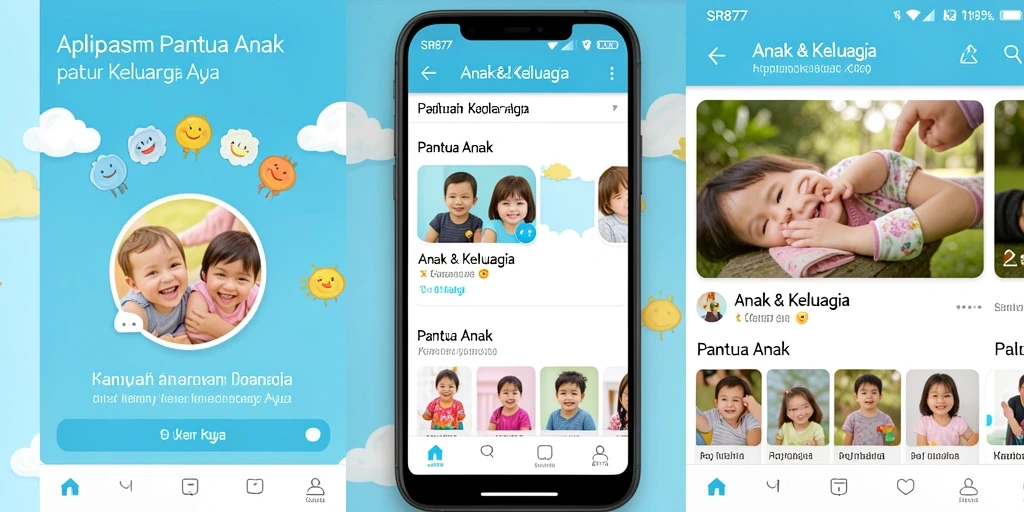 Antarmuka SR877 yang intuitif dan mudah digunakan untuk Pantau Anak.